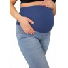 Джинси для вагітних з високим животом Голубі